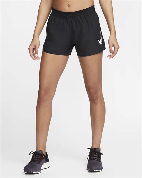 nike schwarze shorts jogging|Nike mid rise running shorts.